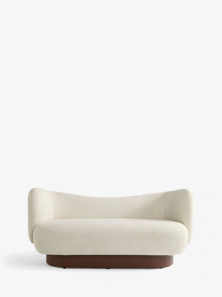 Off White Pax Boucle Novara 2 Seater Sofa