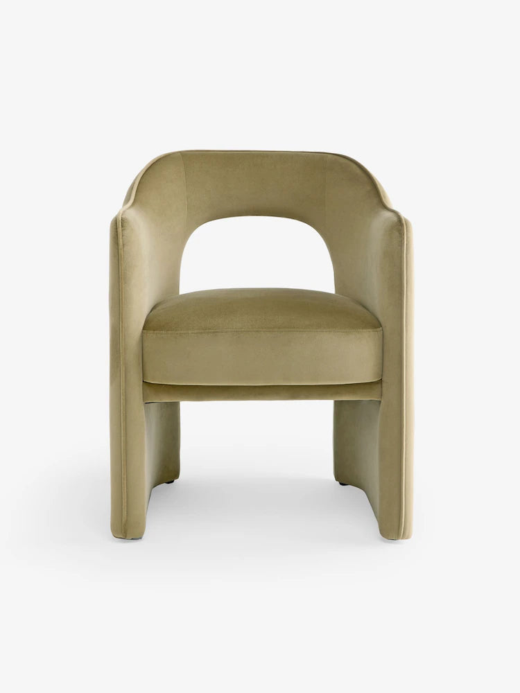 Fern Green Velvet Sariah Dining Chair