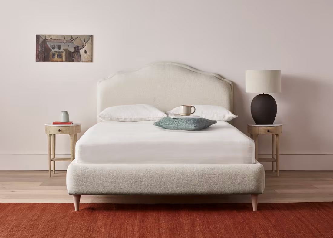Sugar Puff Upholstered Bed