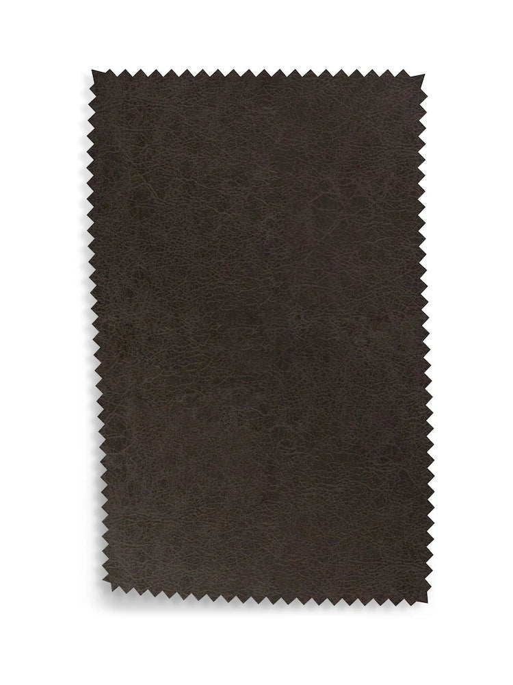 Monza Faux Leather Peppercorn Brown Carter Accent Chair