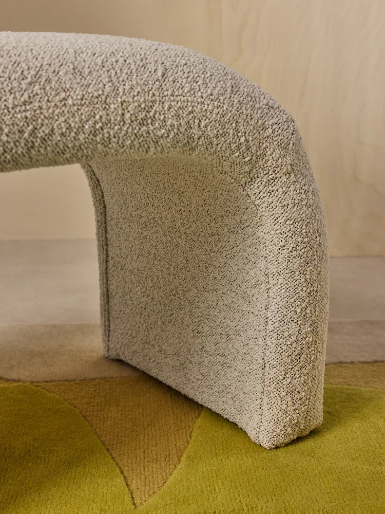 Off White Pax Boucle Beryl Stool