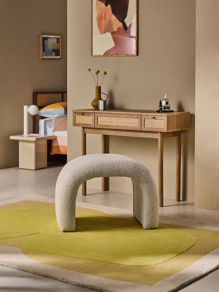 Off White Pax Boucle Beryl Stool