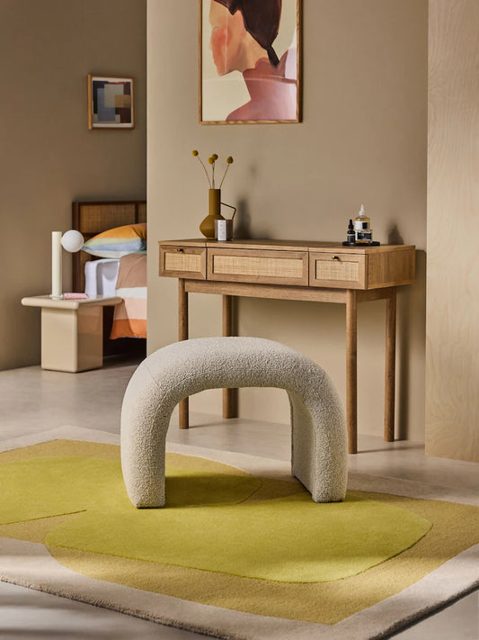 Off White Pax Boucle Beryl Stool
