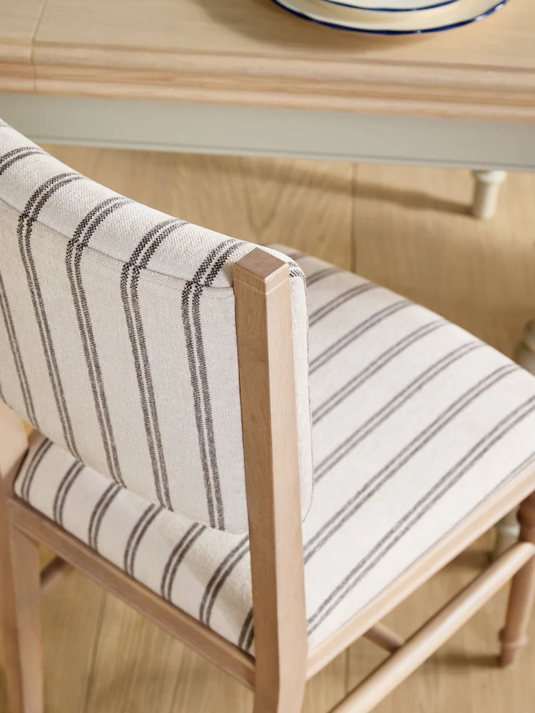 Set of 2 Alston Stripe Swanton Dining Chairs