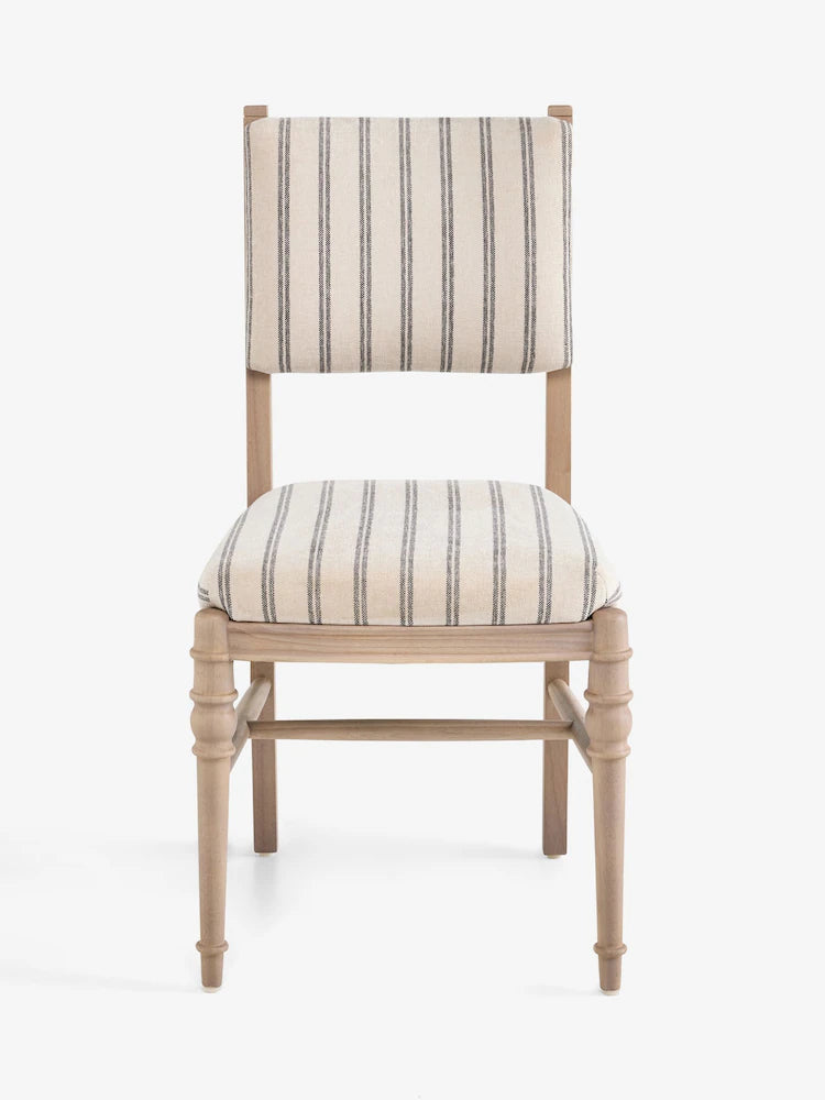 Set of 2 Alston Stripe Swanton Dining Chairs