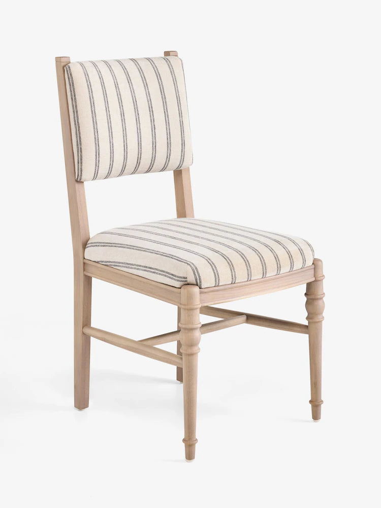 Set of 2 Alston Stripe Swanton Dining Chairs