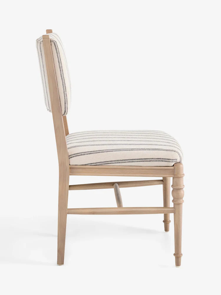 Set of 2 Alston Stripe Swanton Dining Chairs