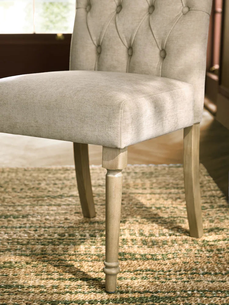 Baron Chenille Hazlenut Ropsley Set of 2 Dining Chair