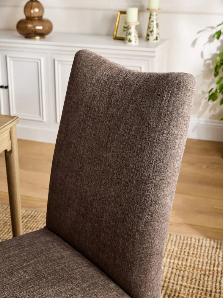 Set of 2 Audra Hazlenut Sarsden Dining Chairs