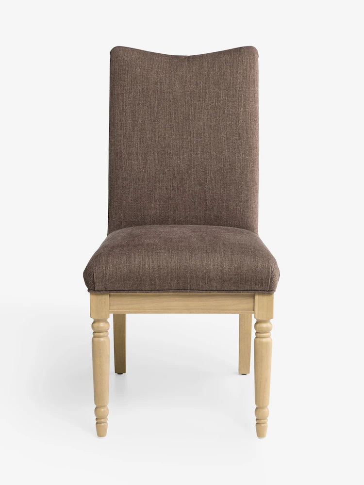 Set of 2 Audra Hazlenut Sarsden Dining Chairs