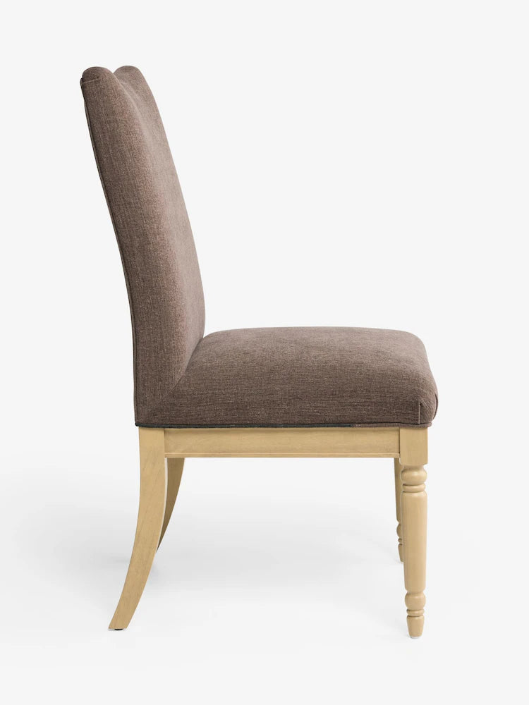 Set of 2 Audra Hazlenut Sarsden Dining Chairs