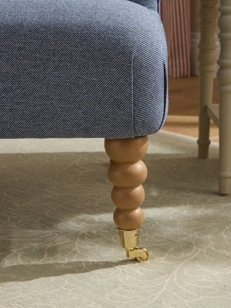 Doveridge Seaspray Blue Ropsley Accent Chair