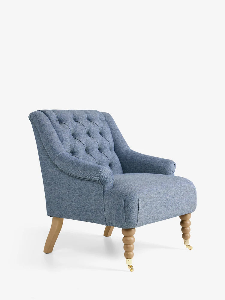 Doveridge Seaspray Blue Ropsley Accent Chair