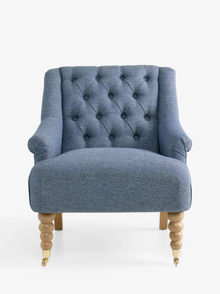 Doveridge Seaspray Blue Ropsley Accent Chair