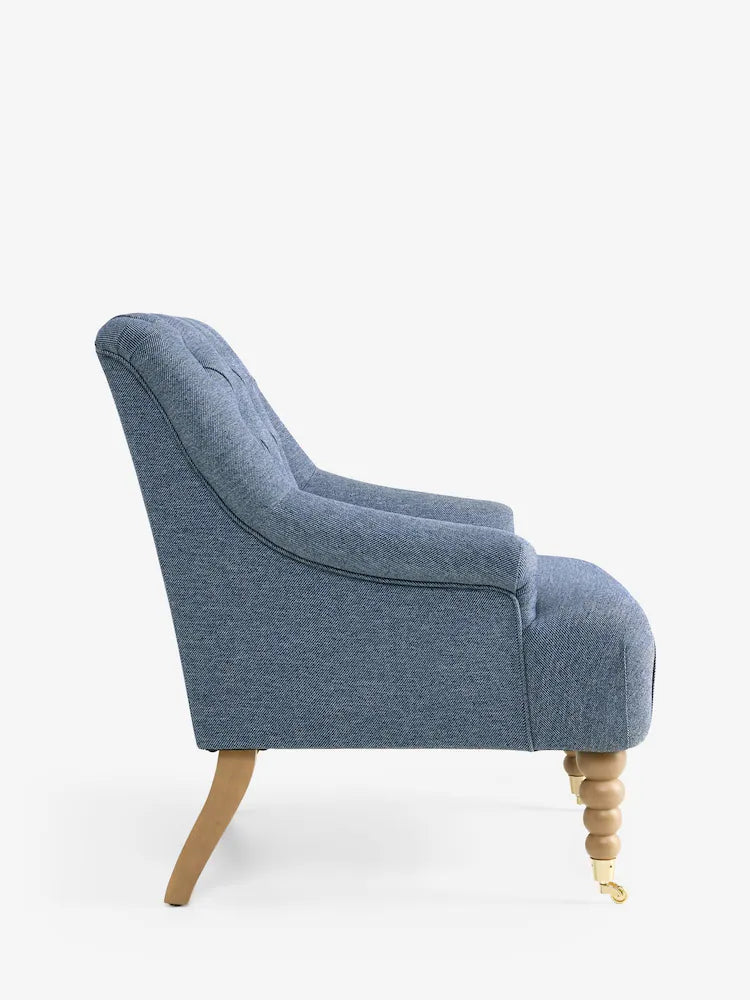 Doveridge Seaspray Blue Ropsley Accent Chair