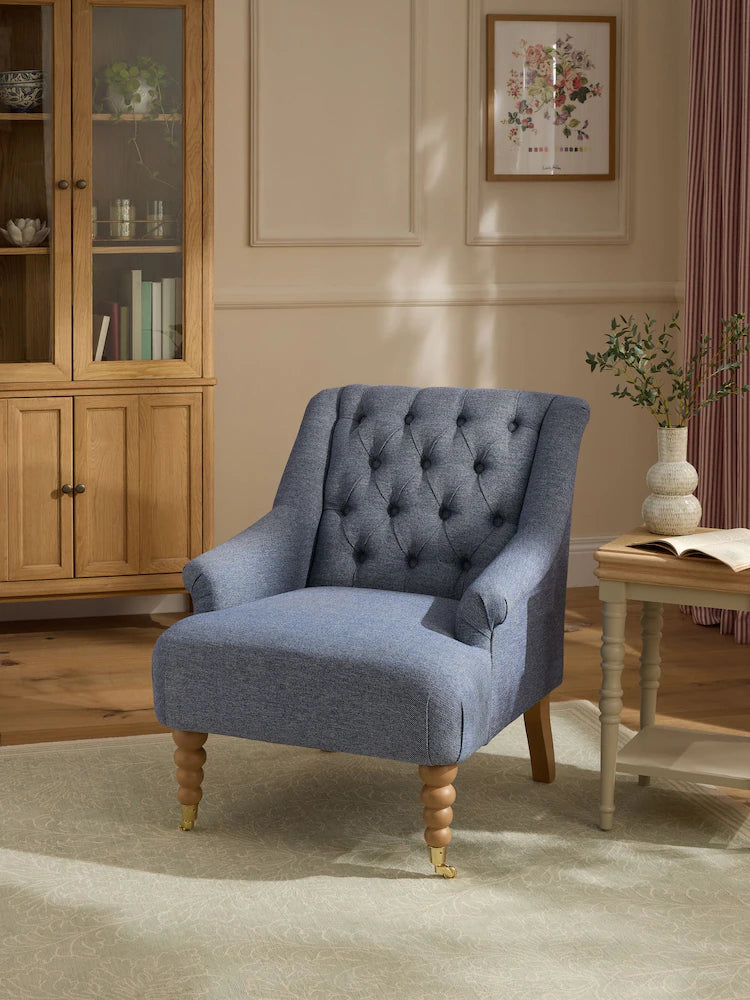 Doveridge Seaspray Blue Ropsley Accent Chair
