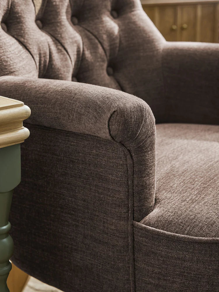 Audra Hazelnut Brown Alveston Accent Chair