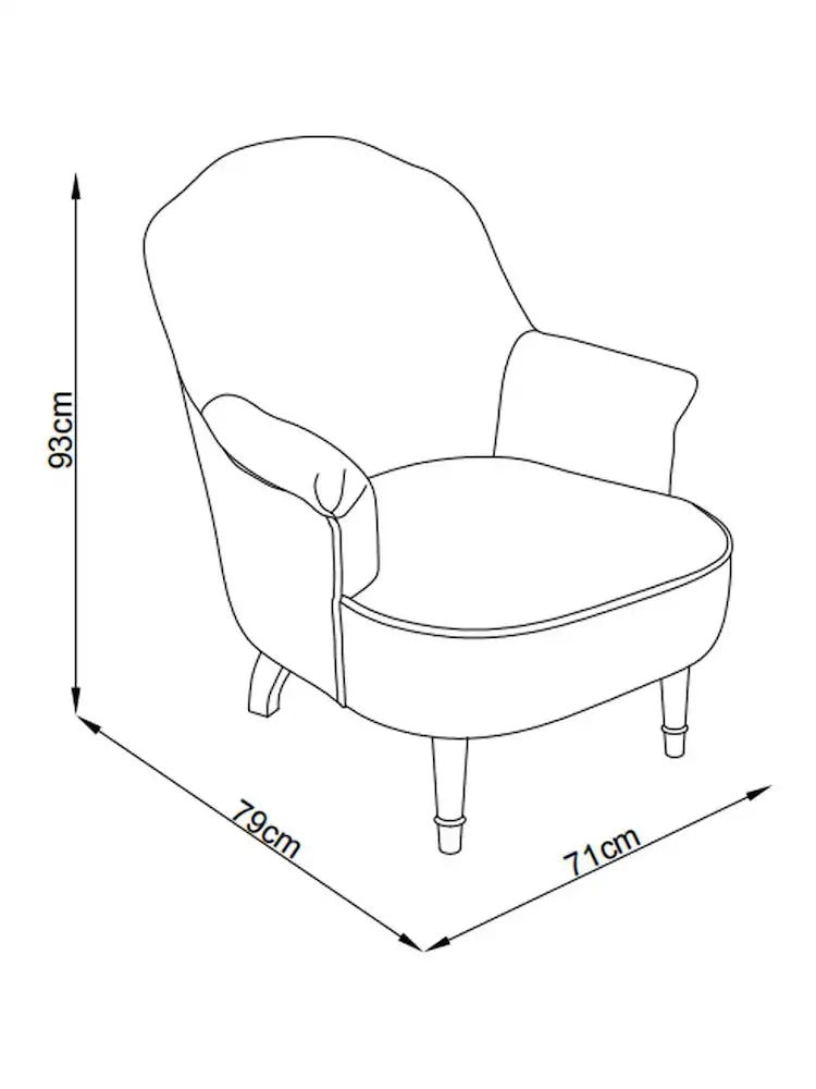 Audra Hazelnut Brown Alveston Accent Chair