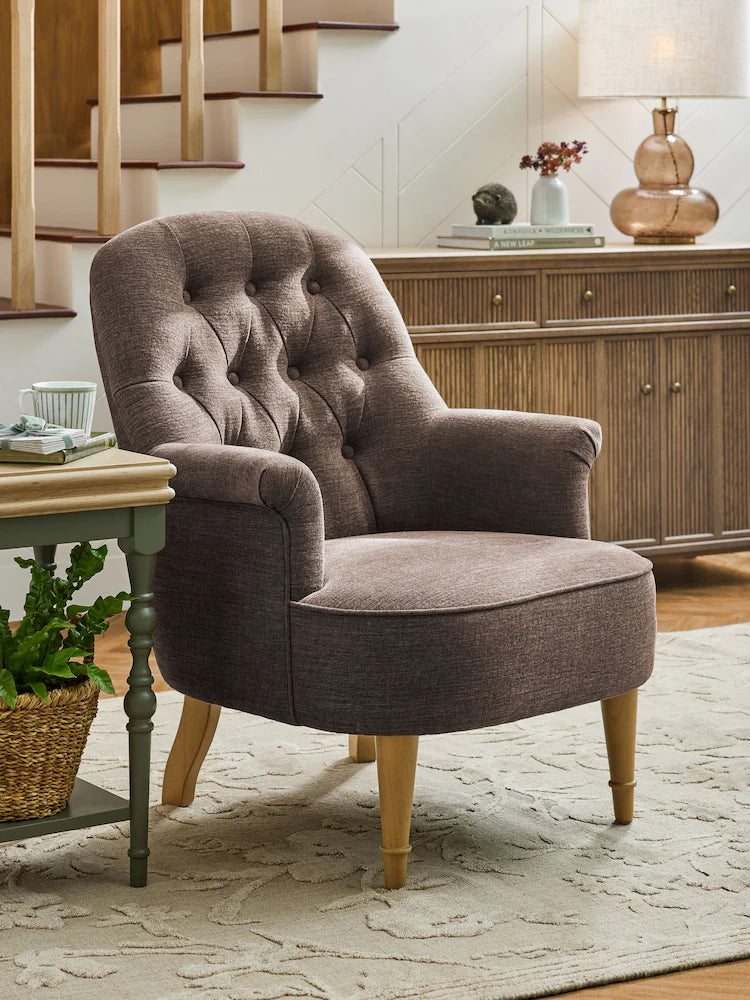 Audra Hazelnut Brown Alveston Accent Chair