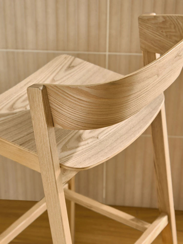 Natural Ash Aster Bar Stool