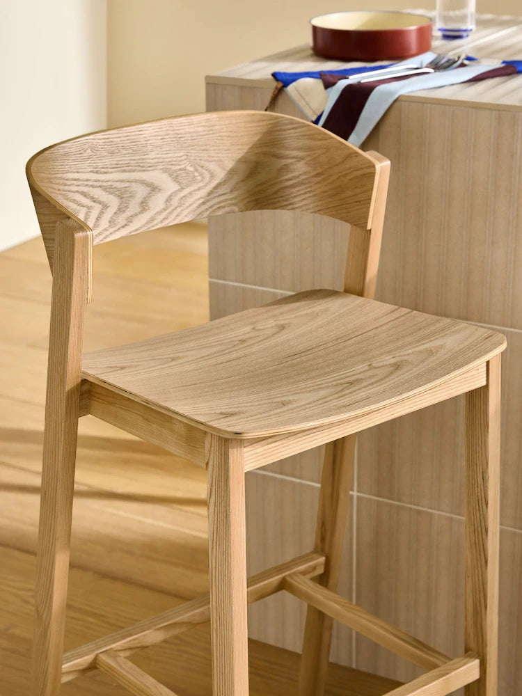 Natural Ash Aster Bar Stool