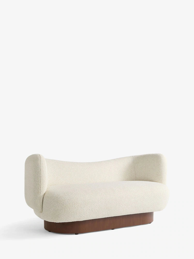 Off White Pax Boucle Novara 2 Seater Sofa