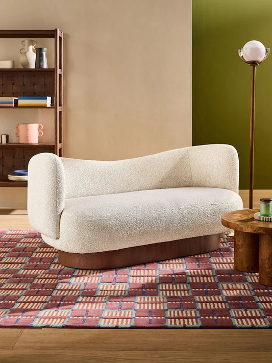 Off White Pax Boucle Novara 2 Seater Sofa