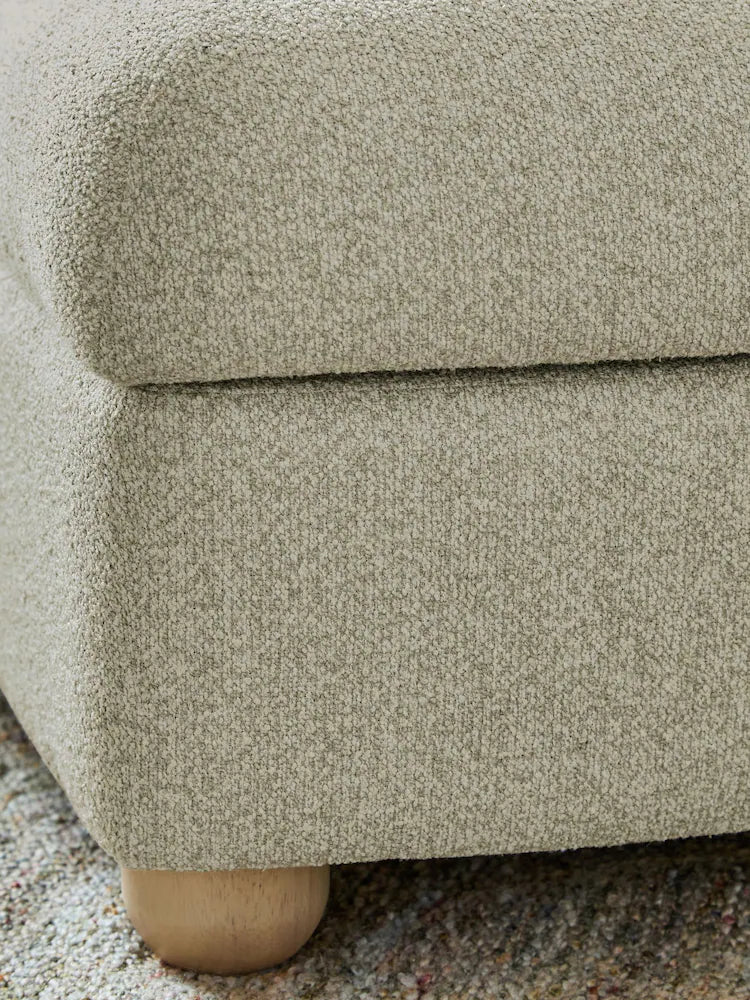 Smart Weave Sage Green Clemmie Storage Accent Chair