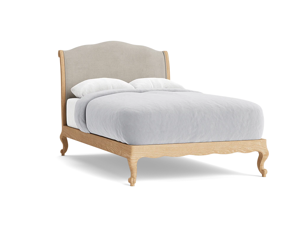 Coco Bed in Natural Cotton Linen