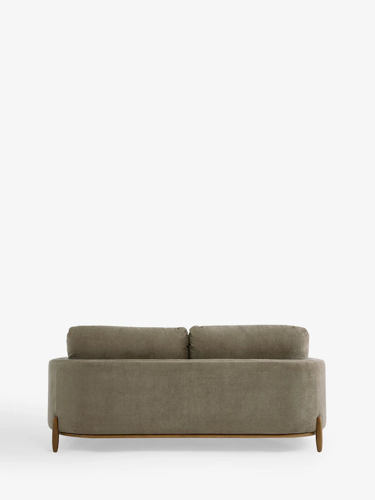 Fine Chenille Sage Green Ellison 3 Seater Sofa