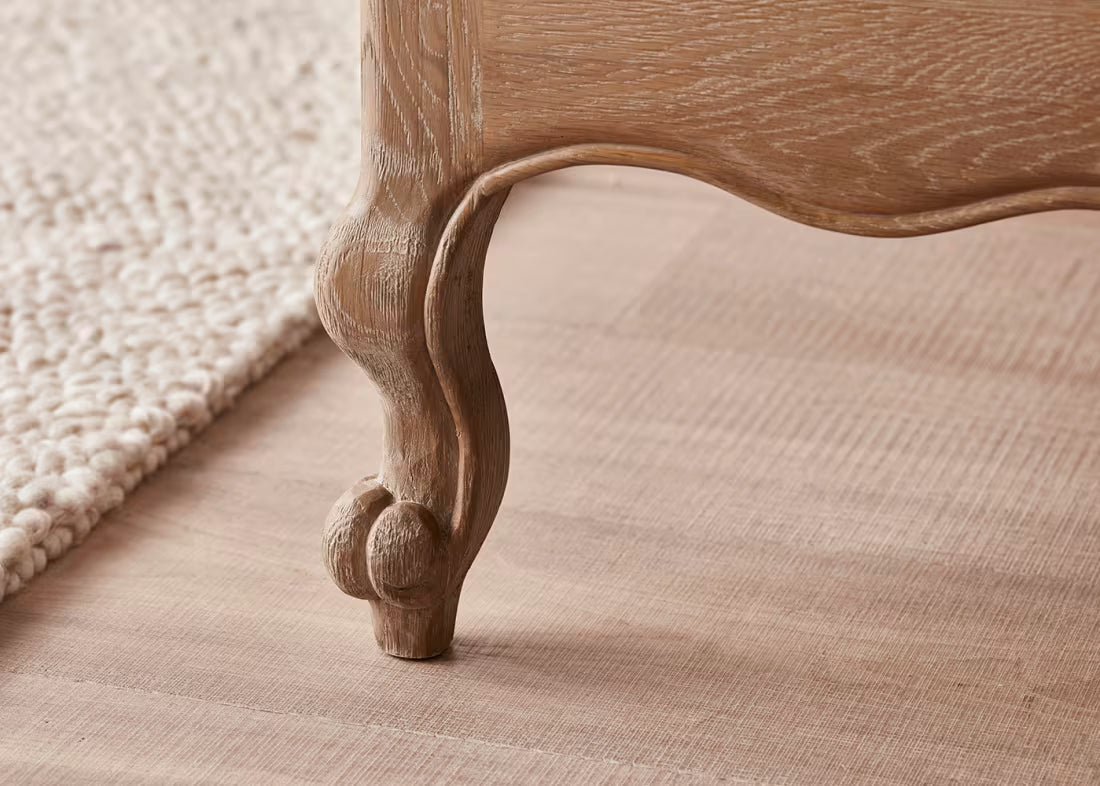 Coco Bed in Natural Cotton Linen