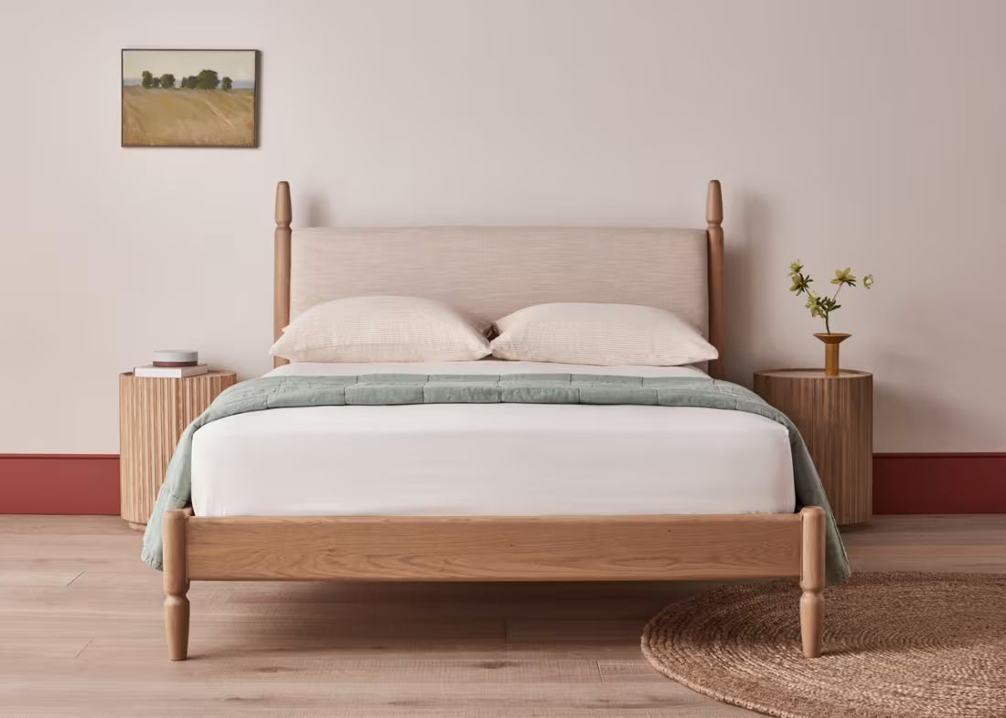Pippi Bed in Natural Cotton Linen