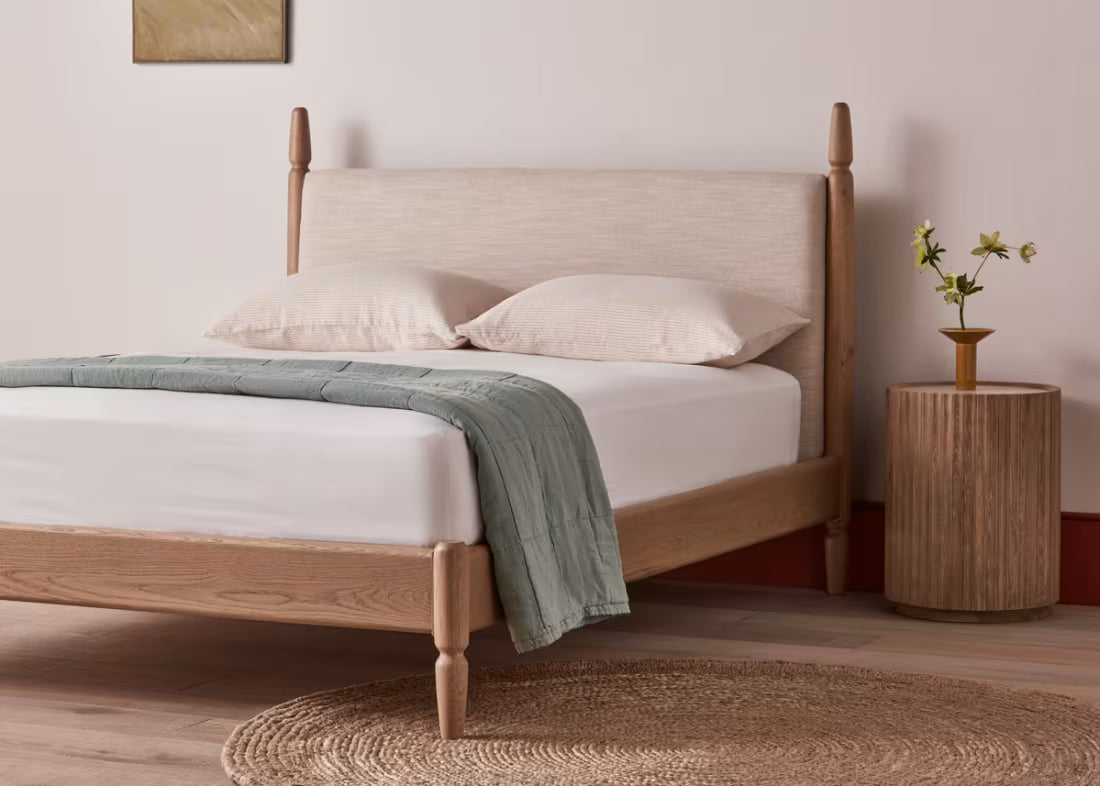 Pippi Bed in Natural Cotton Linen