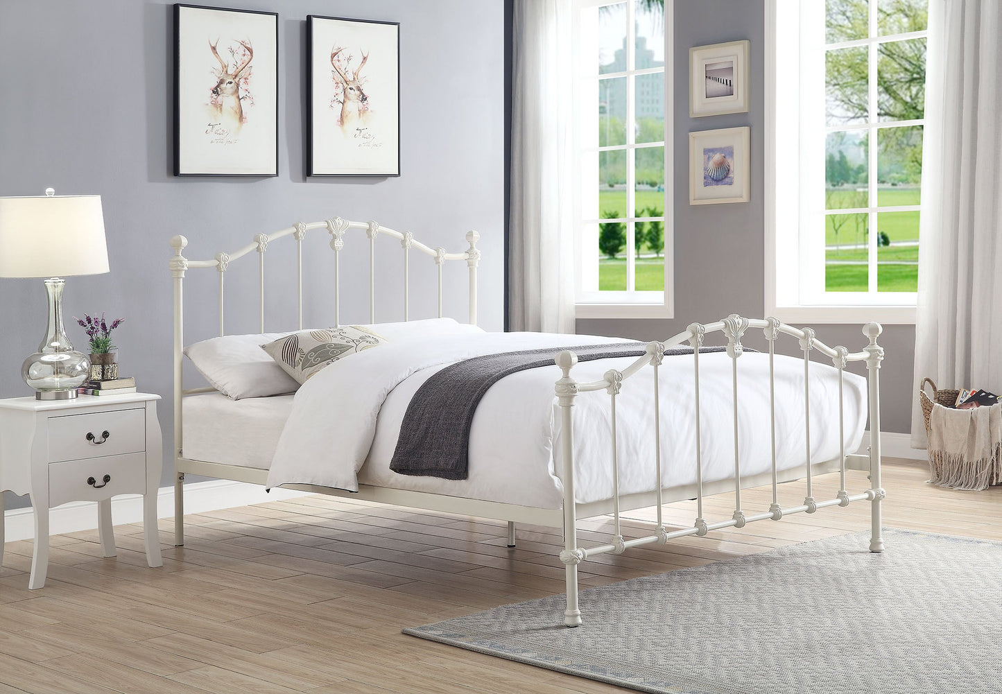 CLAREMONT Cast and Wrought Iron Bed