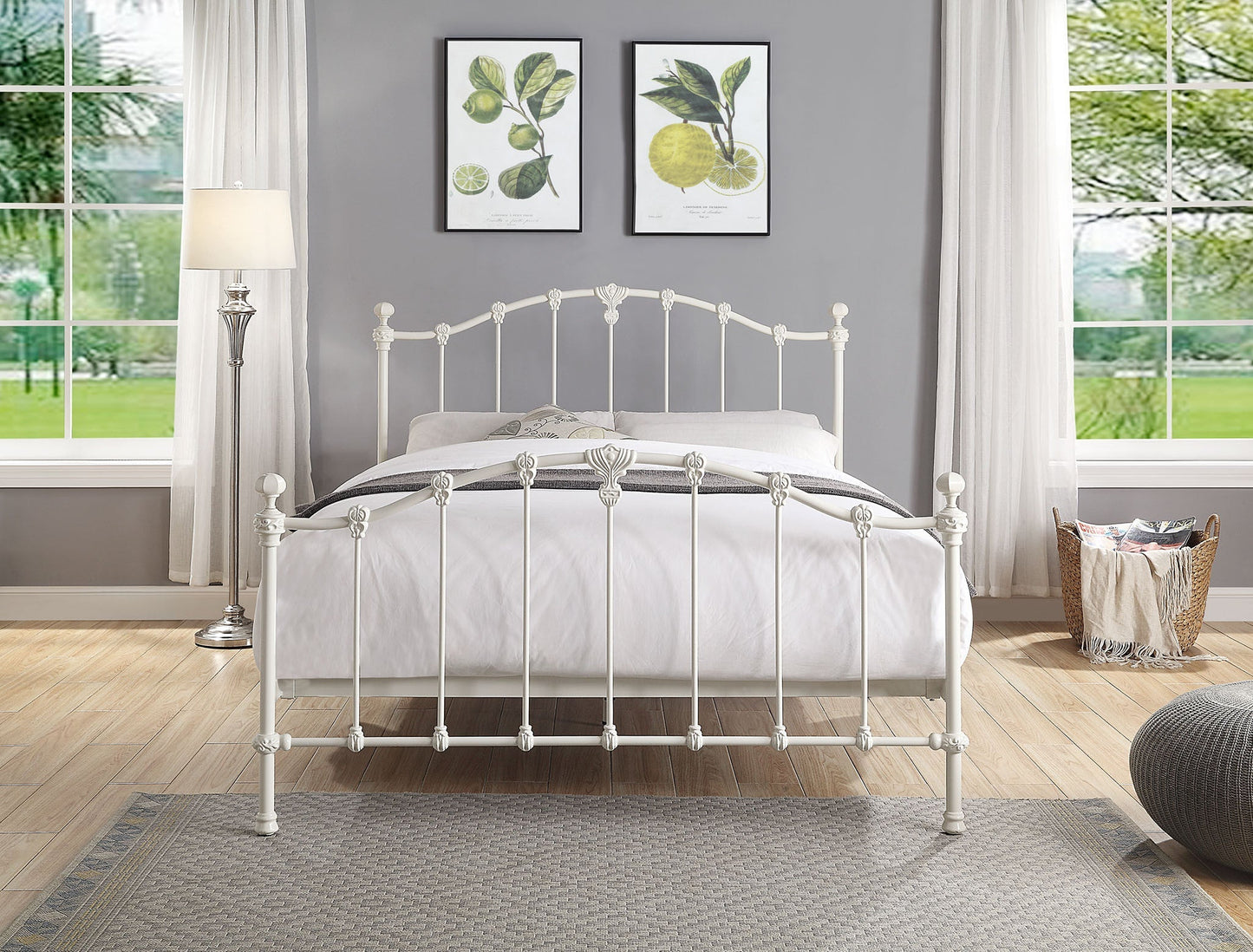 CLAREMONT Cast and Wrought Iron Bed